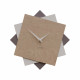 Orologio da parete grande in legno per cucina o per soggiorno dal design moderno