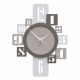 Orologio da parete in legno per cucina o soggiorno di design moderno
