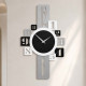 Orologio da parete in legno per cucina o soggiorno di design moderno