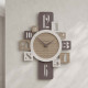 Orologio da parete in legno per cucina o soggiorno di design moderno