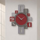 Orologio da parete in legno per cucina o soggiorno di design moderno