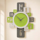 Orologio da parete in legno per cucina o soggiorno di design moderno