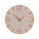Orologio da parete in legno rotondo dal design moderno