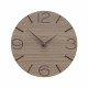 Orologio da parete in legno rotondo dal design moderno