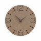 Orologio da parete in legno rotondo dal design moderno