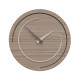 Orologio da parete in legno per soggiorno o cucina di design moderno