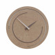 Orologio da parete in legno per soggiorno o cucina di design moderno