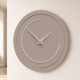 Orologio da parete in legno per soggiorno o cucina di design moderno