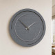 Orologio da parete in legno per soggiorno o cucina di design moderno