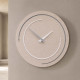 Orologio da parete in legno per soggiorno o cucina di design moderno