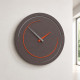 Orologio da parete in legno per soggiorno o cucina di design moderno