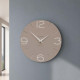 Orologio da parete in legno rotondo dal design moderno