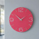 Orologio da parete in legno rotondo dal design moderno
