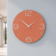 Orologio da parete in legno rotondo dal design moderno