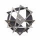Orologio da parete moderno con forme geometriche da salotto