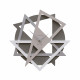 Orologio da parete moderno con forme geometriche da salotto