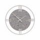 Orologio da parete moderno grande in legno con numeri romani