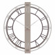 Orologio da parete moderno in legno con numeri romani