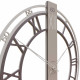 Orologio da parete moderno in legno con numeri romani