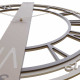 Orologio da parete moderno in legno con numeri romani