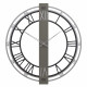 Orologio da parete moderno in legno con numeri romani