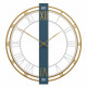 Orologio da parete moderno in legno con numeri romani