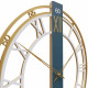 Orologio da parete moderno in legno con numeri romani