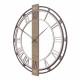 Orologio da parete moderno in legno con numeri romani