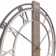 Orologio da parete moderno in legno con numeri romani