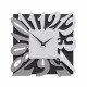 Orologio da parete moderno in legno quadrato con numeri design particolare