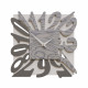 Orologio da parete moderno in legno quadrato con numeri design particolare