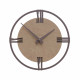 Orologio da parete moderno piccolo in legno con numeri romani