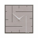 Orologio da parete quadrato in legno dal design moderno ed elegante