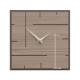 Orologio da parete quadrato in legno dal design moderno ed elegante