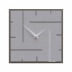 Orologio da parete quadrato in legno dal design moderno ed elegante