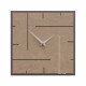 Orologio da parete quadrato in legno dal design moderno ed elegante