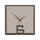 Orologio da parete quadrato in legno dal design moderno