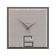 Orologio da parete quadrato in legno dal design moderno