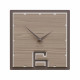 Orologio da parete quadrato in legno dal design moderno