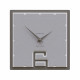 Orologio da parete quadrato in legno dal design moderno