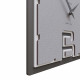 Orologio da parete quadrato in legno dal design moderno