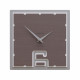 Orologio da parete quadrato in legno dal design moderno