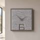 Orologio da parete quadrato in legno dal design moderno