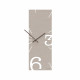Orologio da parete rettangolare verticale in legno dal design moderno
