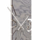 Orologio da parete rettangolare verticale in legno dal design moderno
