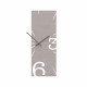 Orologio da parete rettangolare verticale in legno dal design moderno