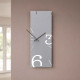 Orologio da parete rettangolare verticale in legno dal design moderno