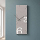 Orologio da parete rettangolare verticale in legno dal design moderno