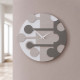 Orologio da parete rotondo con struttura in legno dal design moderno
