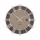 Orologio da parete rotondo in legno con numeri romani dal design moderno